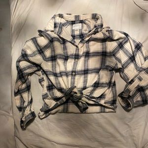 Cropped flannel